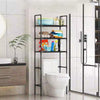 Multi-Layer Bathroom Storage Rack | Space-Saving Toilet Organizer | Strong Carbon Steel Shelf For Towels & Toiletries - SlyCart
