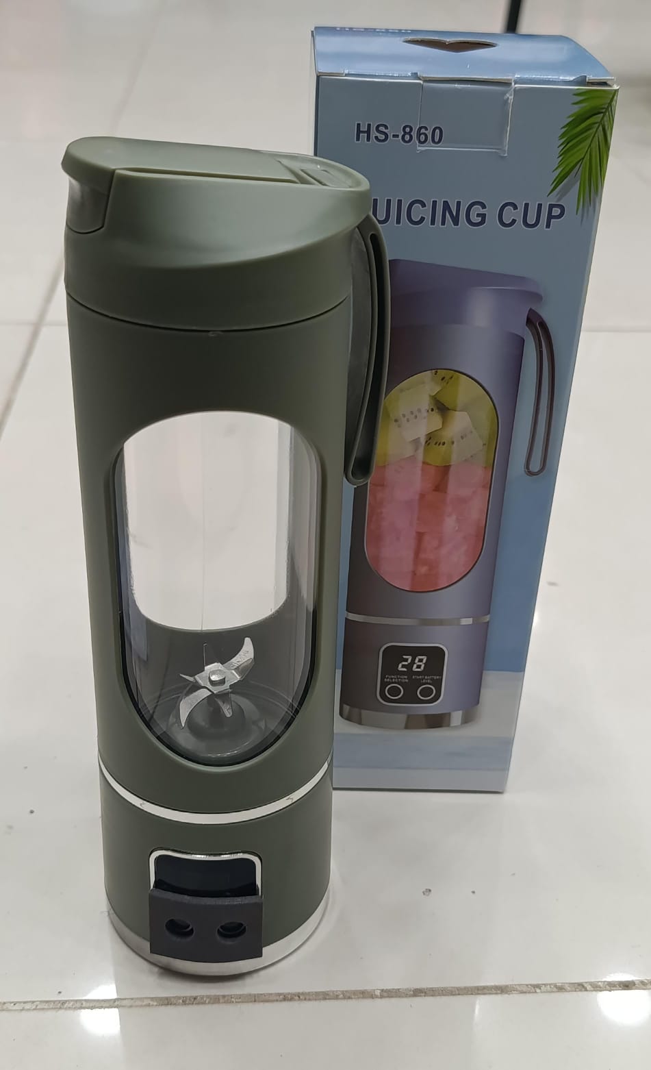 Portable USB Rechargeable Blender & Juicer – Personal Wireless Mini Smoothie Maker with Stainless Steel Blades for Shakes & Juices - SlyCart