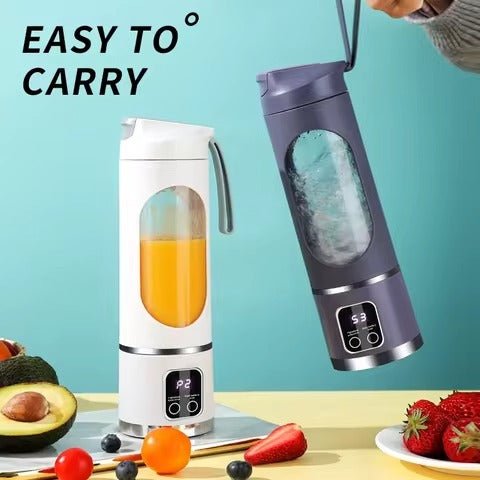 Portable USB Rechargeable Blender & Juicer – Personal Wireless Mini Smoothie Maker with Stainless Steel Blades for Shakes & Juices - SlyCart