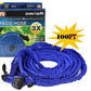 100ft Expandable Magic Garden Hose Pipe | Flexible Water Hose with Spray Nozzle for Car Wash & Gardening - SlyCart