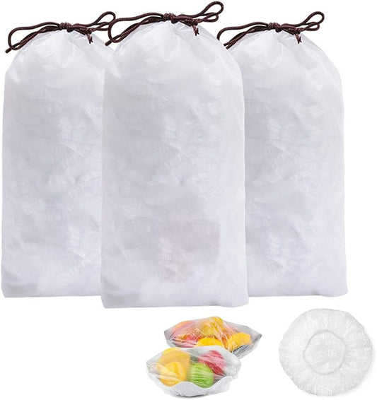 100pcs Disposable Flexible Transparent Plastic Food Storage Bags – Resealable & Multi-Purpose - Food-Grade Fresh-Keeping, Dust & Insect-Proof, Kitchen Accessories - Disposable Food Wrap - SlyCart