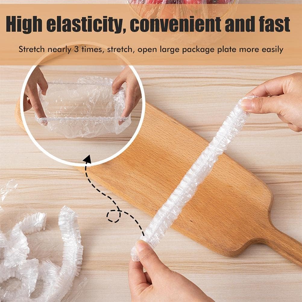100pcs Disposable Flexible Transparent Plastic Food Storage Bags – Resealable & Multi-Purpose - Food-Grade Fresh-Keeping, Dust & Insect-Proof, Kitchen Accessories - Disposable Food Wrap - SlyCart