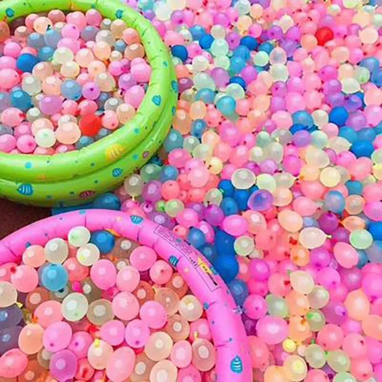 111 Pcs Fast-Fill Magic Water Balloons Kit - Quick-Fill Self-Sealing Water Bombs for Outdoor Water War Games & Summer Party Supplies - SlyCart