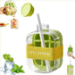 2-in-1 Zero Touch Ice Cube Bottle with Press Release Tray & Lid