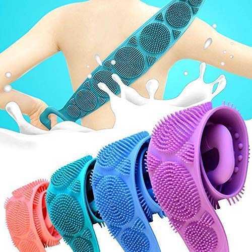 3-in-1 Silicone Bath & Skincare Bundle | Deep Cleansing Shower Brush + Back Scrubber + Face Brush