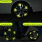 Car Wheel Reflective Stickers – 20 Pcs Decorative Hub Strips for Car, Bike & Motorcycle Tyres - SlyCart