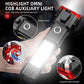 High Power LED Rechargeable Torch | Tactical Flashlight with Power Bank & Safety Hammer - SlyCart
