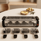 HY9099 Electric And Barbecue Grill Indoor Stone Surface Cooking Powerful Food Grilling Appliance - SlyCart