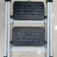 2-Step Folding Metal Stool Ladder | Compact Safety Step Ladder With Anti-Slip Treads | Frame Metal & Step Plastic - Random Colour