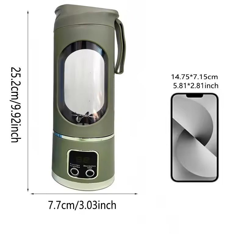 Portable USB Rechargeable Blender & Juicer – Personal Wireless Mini Smoothie Maker with Stainless Steel Blades for Shakes & Juices - SlyCart