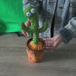 Dancing Cactus Toy for Kids – Talking & Singing Plush Cactus | Interactive Mimic Toy | Battery Operated Fun Toy for Toddlers (Without Box)