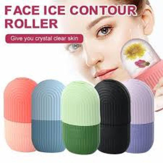 Silicone Ice Cube Roller Massager for Face Eyes and Neck Naturally Conditioning and Skin Care De Puff Eye Bags Reduce Migraine Pain Reusable Massage Silicone Ice Mold - SlyCart