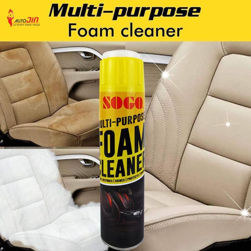 Sogo Multi-Purpose Foam Cleaner 650ml | Car Seat, Carpet, Leather & Fabric Upholstery Cleaner - SlyCart