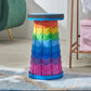 Portable Telescoping Stool, Folding Stool Lightweight & Sturdy, Retractable Telescopic Stool For Gardening, Camping, Travel, Fishing, Hiking And Bbq(Multi Color)