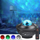 USB Starry Projector Light | Ocean Wave & Star Sky Night Lamp With Bluetooth Speaker - SlyCart
