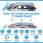 Vacuum Storage Bags Set (5 Bags + 1 Hand Pump) – Reusable Space Saver Compression Bags for Clothes, Bedding & Travel - SlyCart
